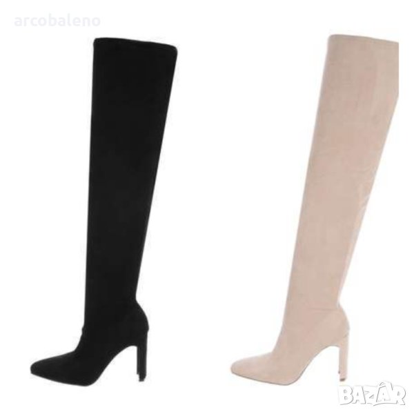 Дамски ботуши над коляното, 2цвята , снимка 1