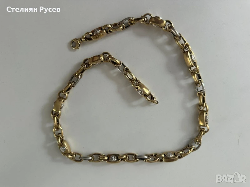 56.43 гр 65см мъжки златен ланец версаче / златно колие / синджир / ланец / злато / златен / GOLD 58, снимка 1