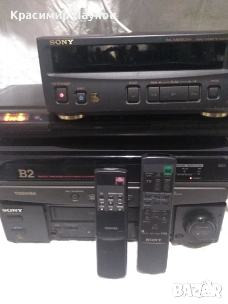 Три броя видеоапарата за ремонт / части ., снимка 1