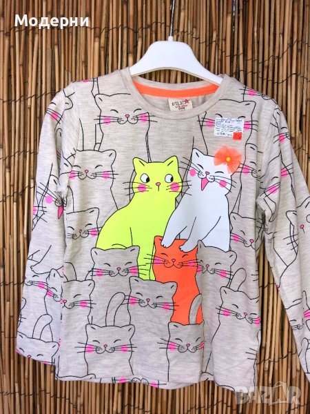Блуза с котенца, снимка 1
