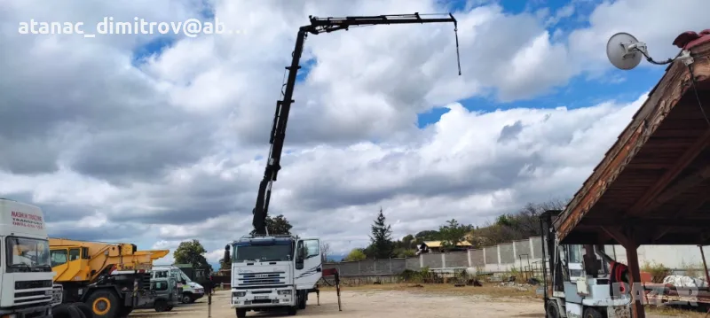 строитеи  транспортни услуги -  камион с  кран, снимка 1