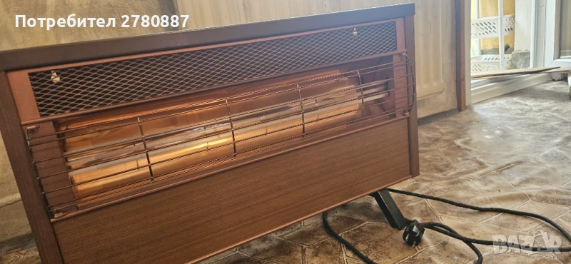 Ретро английска Инфрачервена електрическа печка за отопление Dimplex, снимка 1