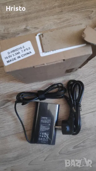 Зарядно за лаптоп DELL 65W 19.5V x 3.34A 7.4*5.0 - букса, снимка 1