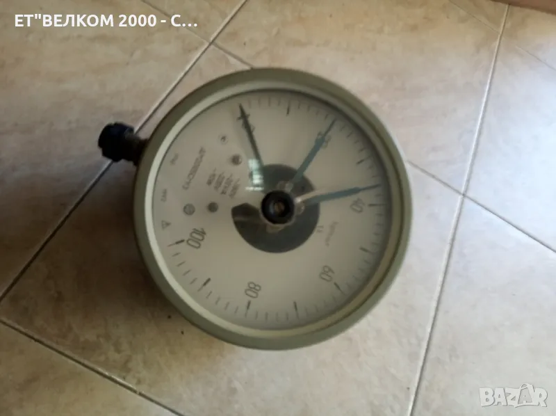 контактен манометър ф160, снимка 1