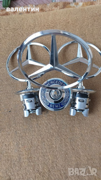 Емблема за мерцедес  тип мерник за мерцедеси от 91 до 2005г.Ц,Е,Цлк и др., снимка 1