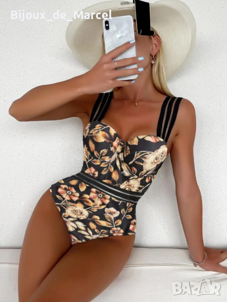 Бански Vomana Brown - S M размери, снимка 1