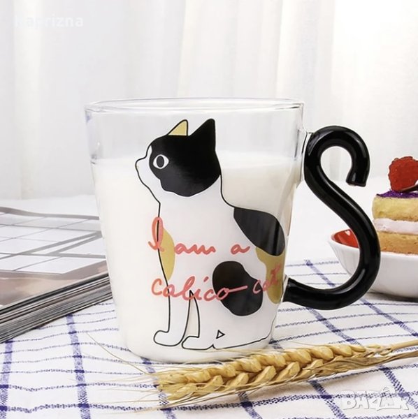 Чаша “Бяла котка”, снимка 1