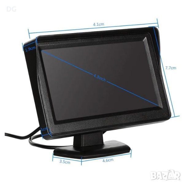 Монитор за камера за задно виждане - 2361, снимка 1