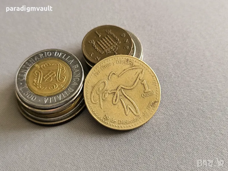 Монета - Гватемала - 1 куетцал | 2000г., снимка 1