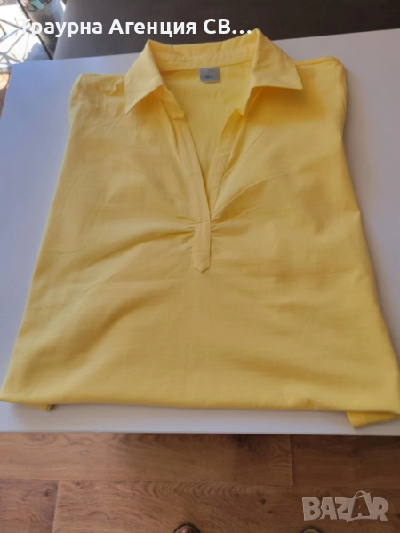 Ежедневни   дамски тениски с яка  в размери: М, Л, ХЛ, 2Х, снимка 1