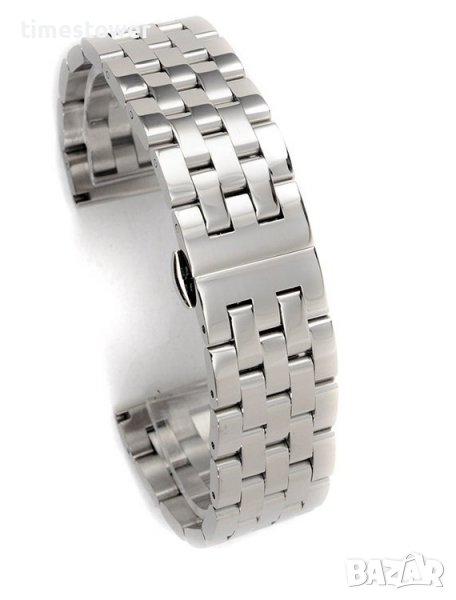 Стоманена верижка за часовник мат 26 мм., снимка 1