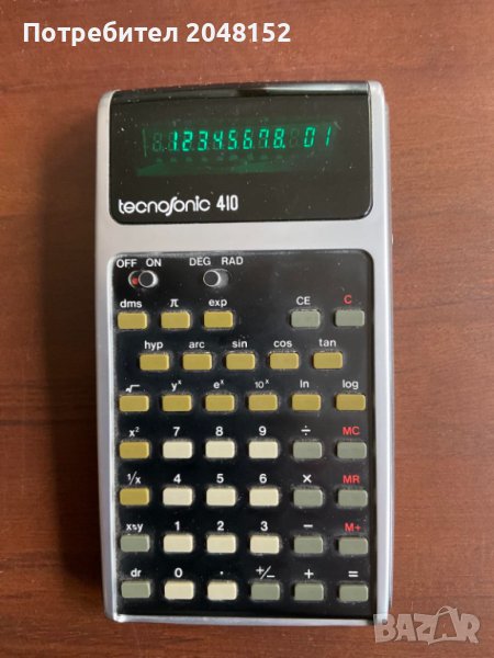 Електронен калкулатор с научни функции "technosonic 410" (Италия), снимка 1