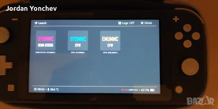 Хакнато Nintendo Switch Lite , снимка 1