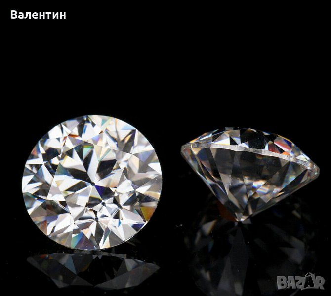 Камъни за годежни пръстени МОЙСАНИТ 0.5ст стар шлаиф цвят Д съртефикат, снимка 1