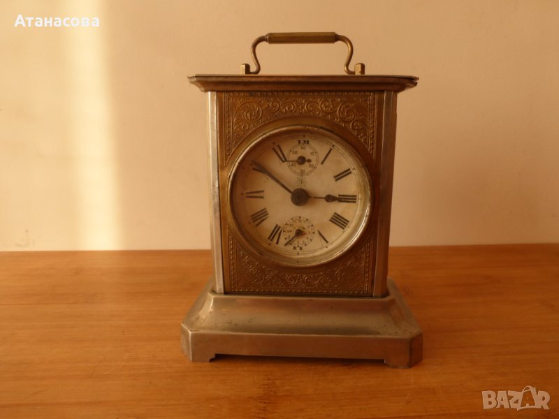  Немски настолен механичен часовник с латерна JUNGHANS Юнгханс Жокер 1920 г, снимка 1