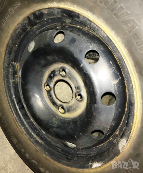 1бр джанта 14" 4х100мм ЕТ43 J 5 1/2 ц.о. 61мм + 1бр зимна гума СПОРТИВА SPORTIVA 185 70 14 , снимка 1