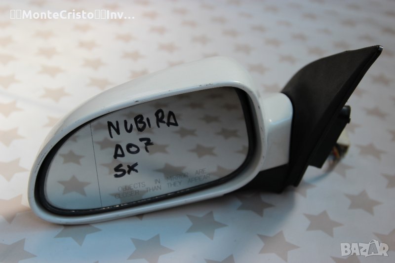 Ляво електрическо огледало Chevrolet Nubira (2005-2010г.) Шевролет Нубира ⚪Цвят: Бял, снимка 1