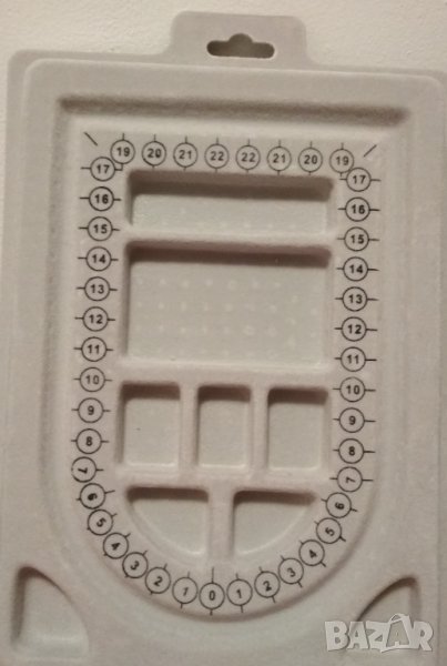 Дъска за мъниста дизайнерска правоъгълна: 15.5 x 22.9 см., снимка 1