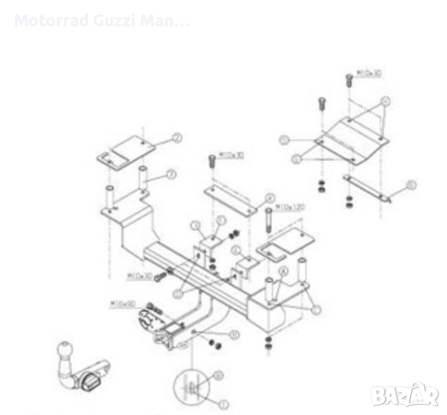 Тегличи:Daihacu Terios.За всички модели.Тегличи/Джанти  за много марки и модели МПС и ППС , снимка 1