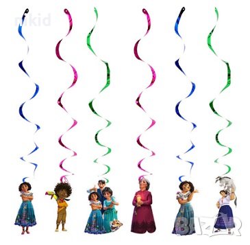 Енканто Encanto висящи ресни декор украса за парти рожден ден гирлянд гирлянди, снимка 1