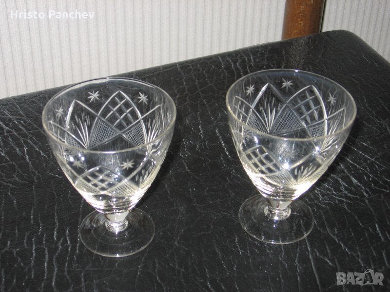 уникални ретро-чаши, стъклени декоративни съдини,  фруктиери, снимка 1