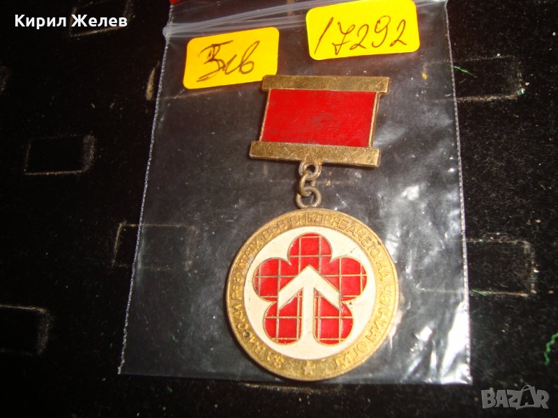 ЦК на ДКМС НАГРАДНА ЗНАЧКА РЯДКА 17292, снимка 1