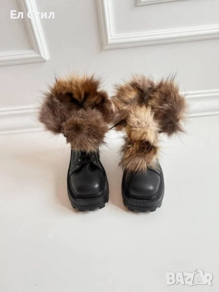 📌#дамски #боти Естествен пух Размер 36 37 38 39 40 41 Цена 100лв/51.13 € ЕКОНТ, снимка 1