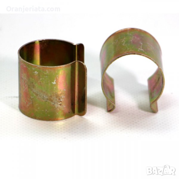 Клипси метални за оранжерии, омегаобразни, 15мм 16мм 20мм 25мм, снимка 1