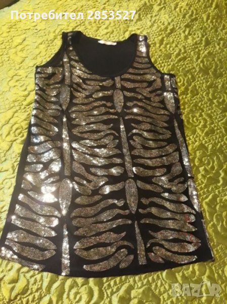 Mango Туника с пайети, снимка 1