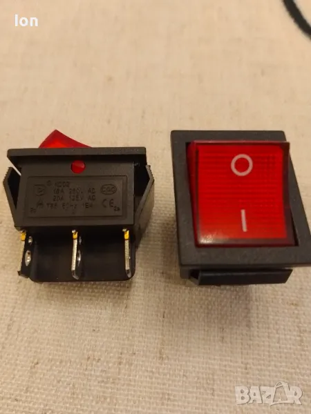 Светещ ключ 16A/250V~ ; 20A/125V~, снимка 1