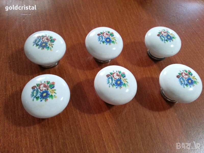Порцеланови дръжки за мебел, снимка 1
