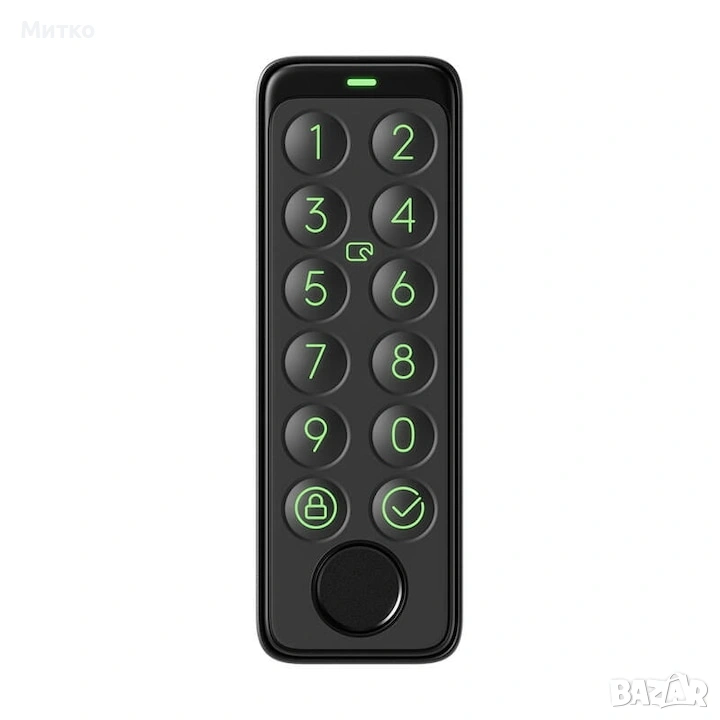 Клавиатура за достъп до клавиатурата, SwitchBot, Поликарбонат, Разпознаване на пръстов отпечатък/ПИН, снимка 1