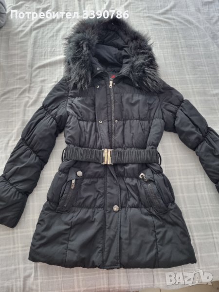 Много топло дамско зимно яке с естествен пух , снимка 1
