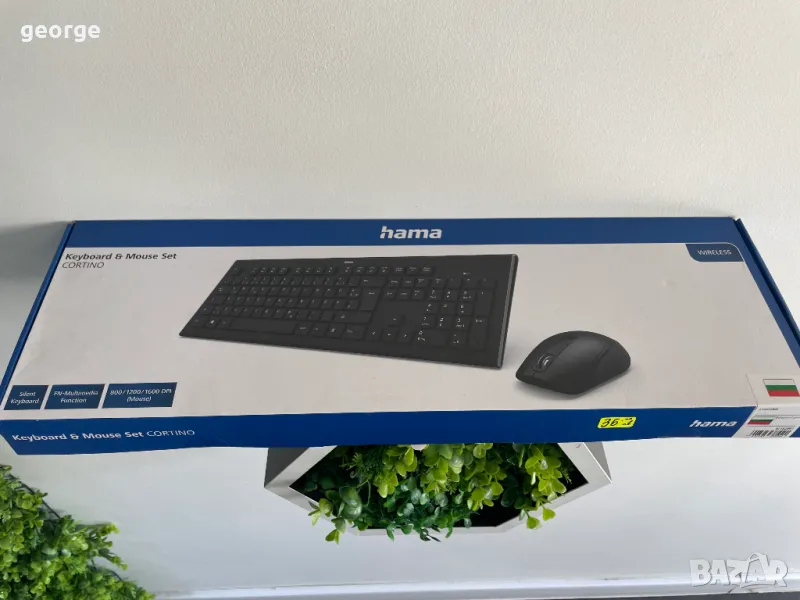 Клавиатура и мишка Hama - нови , снимка 1