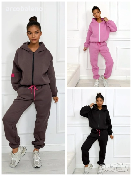 Дамски зимен комплект анцуг Charlie, 3цвята , снимка 1
