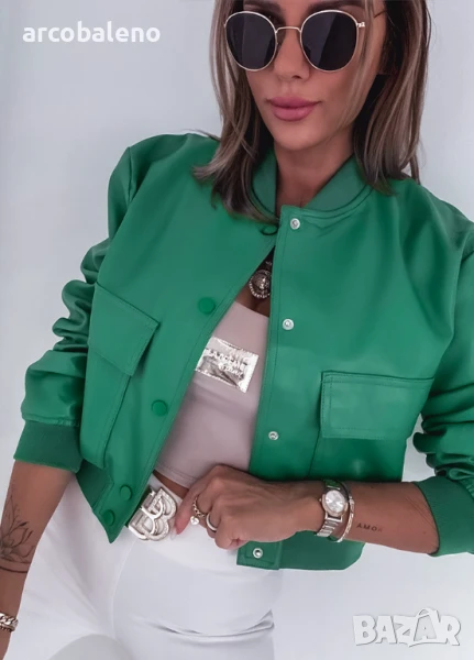 Дамско преходно яке от еко кожа JOSEPHINE, снимка 1