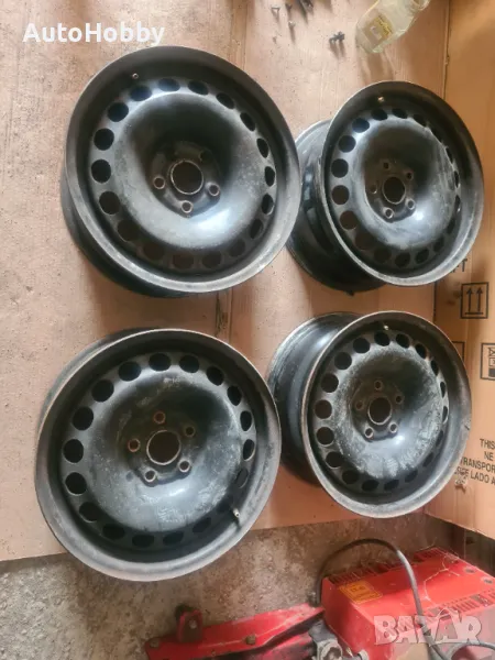 Джанти железни 16цола 5х112 Ауди Фолксваген Шкода Сеат, снимка 1