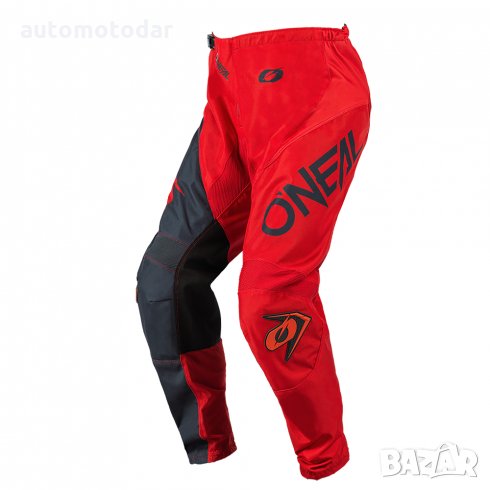 Мотокрос брич O’NEAL ELEMENT RACEWEAR RED/GRAY 2021, снимка 1