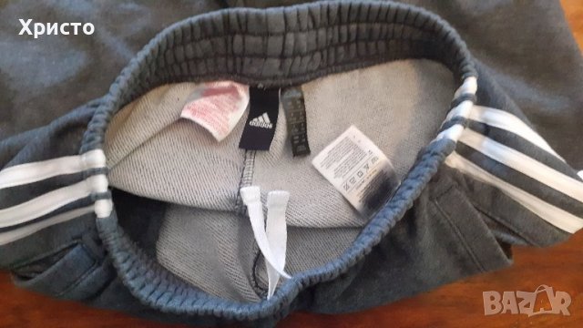 анцунг долнище детско Адидас Adidas 11-12 години, плътно, цвят тъмно, снимка 5 - Детски анцузи и суичери - 39654622