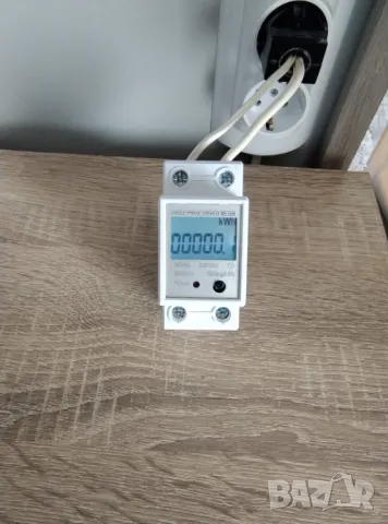 Монофазен електромер за DIN шина, 80A, 36мм, снимка 5 - Друга електроника - 49698517