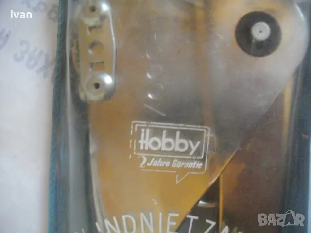 НОВА НЕМСКА СТАРО КАЧЕСТВО РЪЧНА НИТАЧКА ЗА ПОП-НИТОВЕ ДО 3,5мм В КАЛЪФ HOBBY №2, снимка 5 - Други инструменти - 48593222