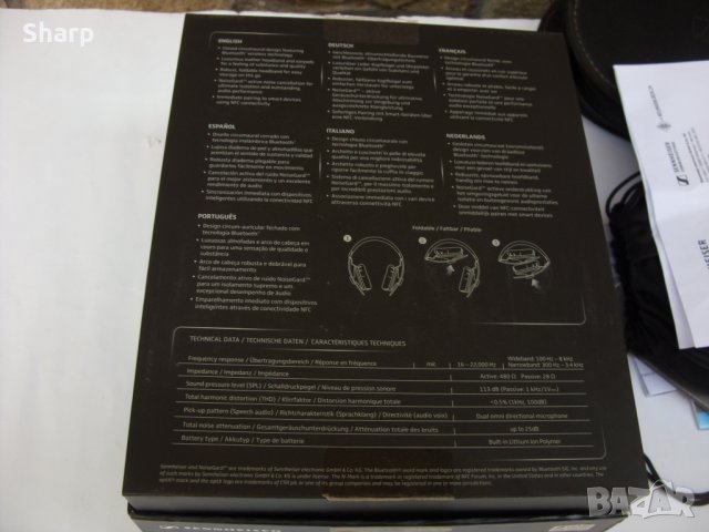 Sennheiser  Momentum Wireless Black, снимка 9 - Bluetooth слушалки - 36985556