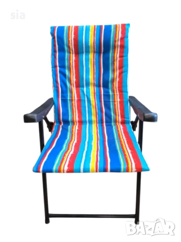 Сгъваем стол с подглавник/ възглавница, снимка 2 - Къмпинг мебели - 51602979