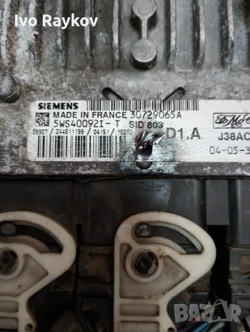 компютър двигател , ECU VOLVO V50  30729065A , 5WS40092I-T (SID803), снимка 3 - Части - 56057139