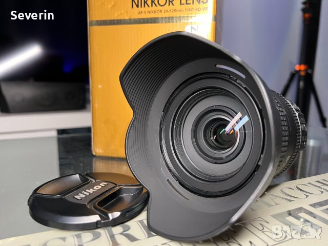 Обектив Nikon AF-S Nikkor 24-120mm f / 4 G ED VR 