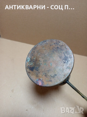 Старо Ръчно Ковано Медно Джезве За Турско Кафе., снимка 9 - Антикварни и старинни предмети - 51477177