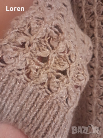 *Summum woman*Блузка плетена отпред,сатен отзад с тричетвърт ръкав, снимка 10 - Блузи с дълъг ръкав и пуловери - 52648869