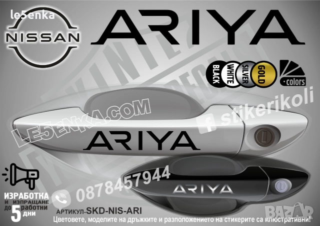 NISSAN ARIYA стикери дръжки SKD-NIS-ARI