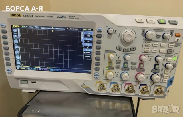 RIGOL DS4024 – професионален 4-канален осцилоскоп 200 MHz / 4 GSa/s, снимка 3 - Генератори - 55903843