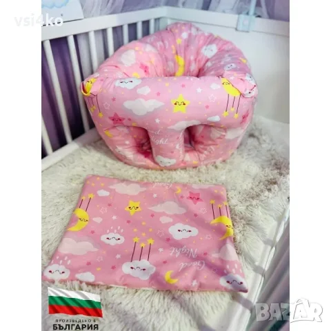 Бебешки пуф - розов, снимка 2 - Други - 56039534